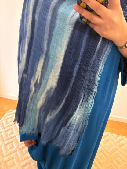 Hijab modal drapé