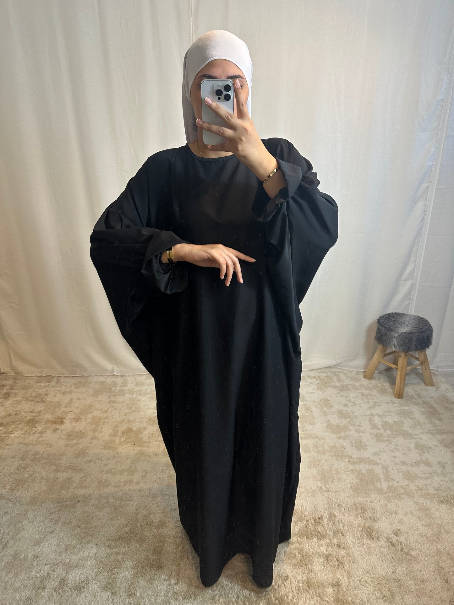 Abaya Yamina soie de médine