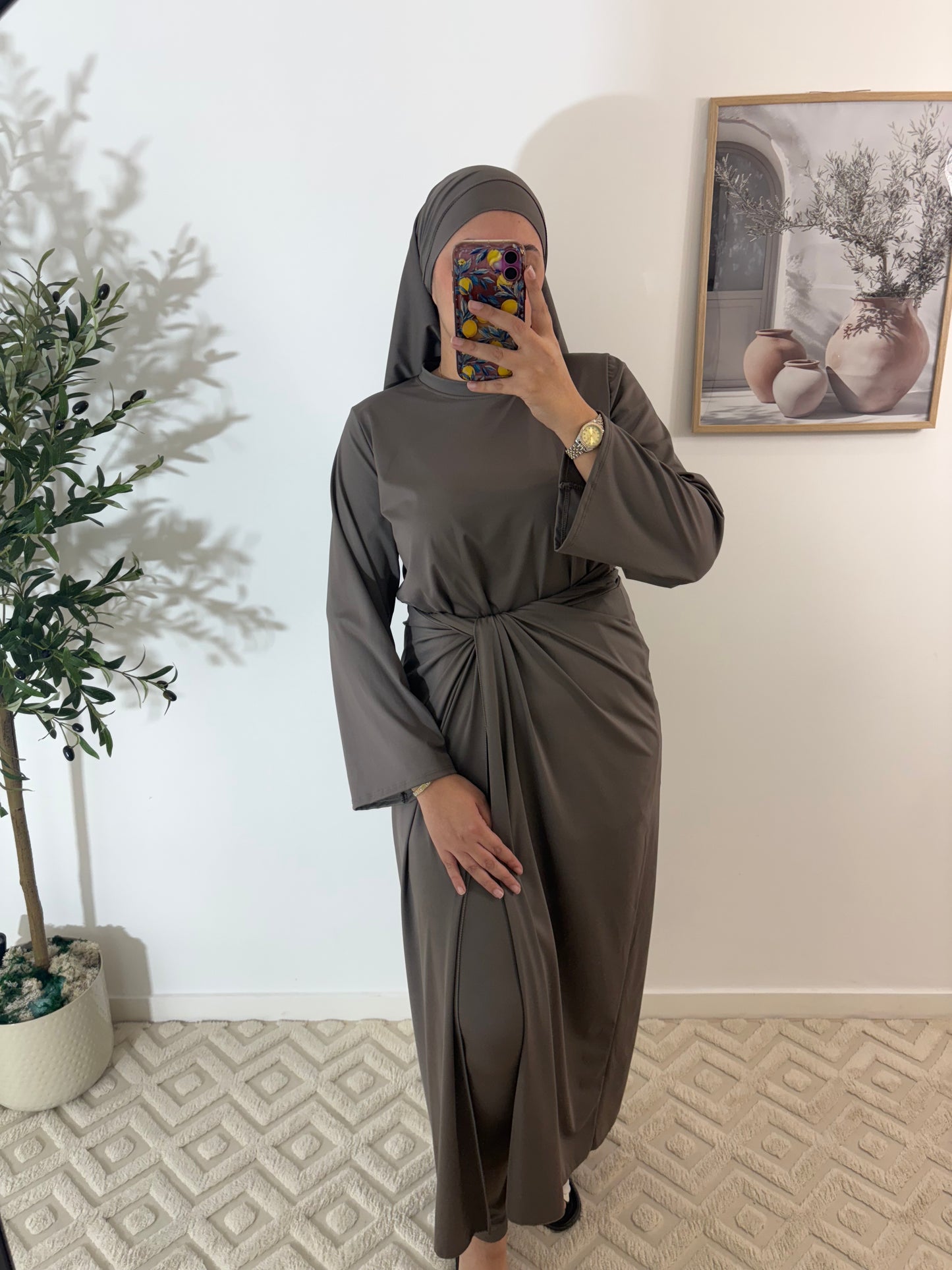 Burkini 4 pièces Pareo long