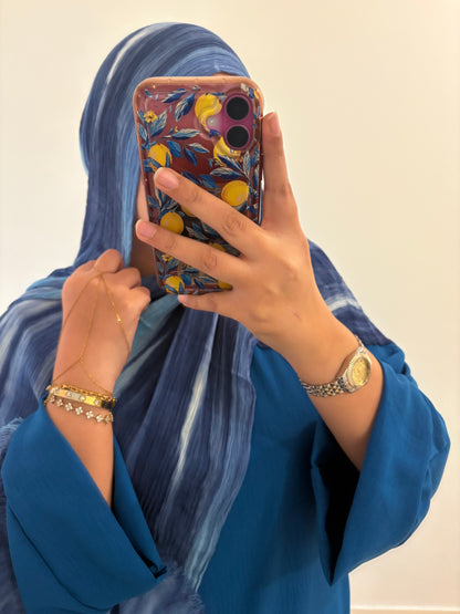 Hijab modal drapé