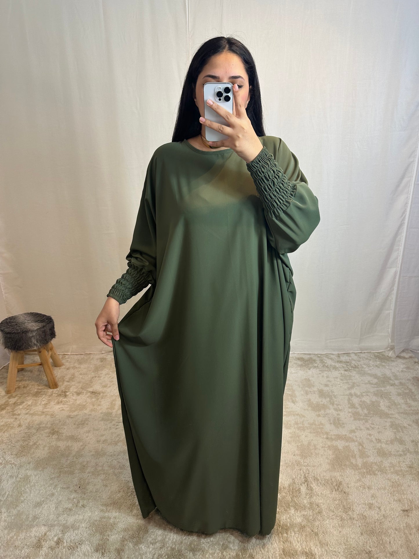 Abaya « Zohra » soie de medine