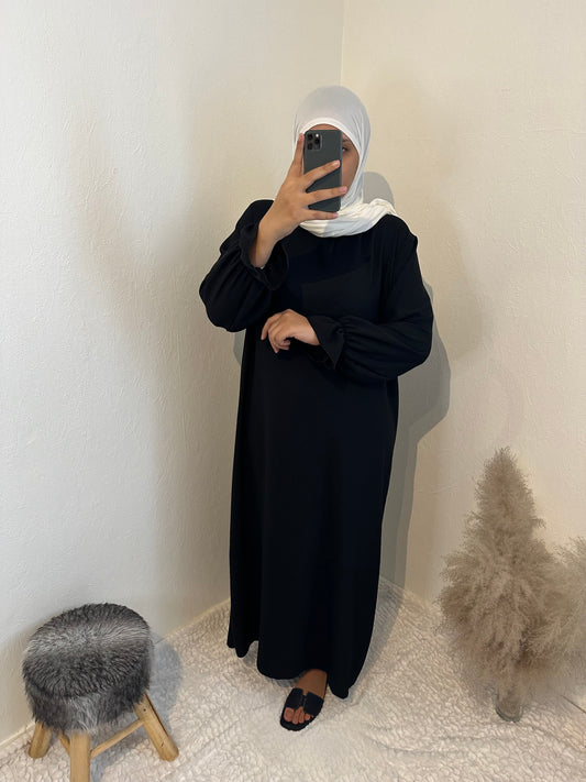 Abaya Manches tulipes "Emna"