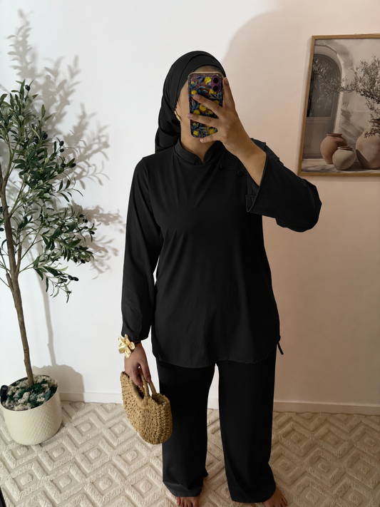 Burkini 3 pièces (Bouton)