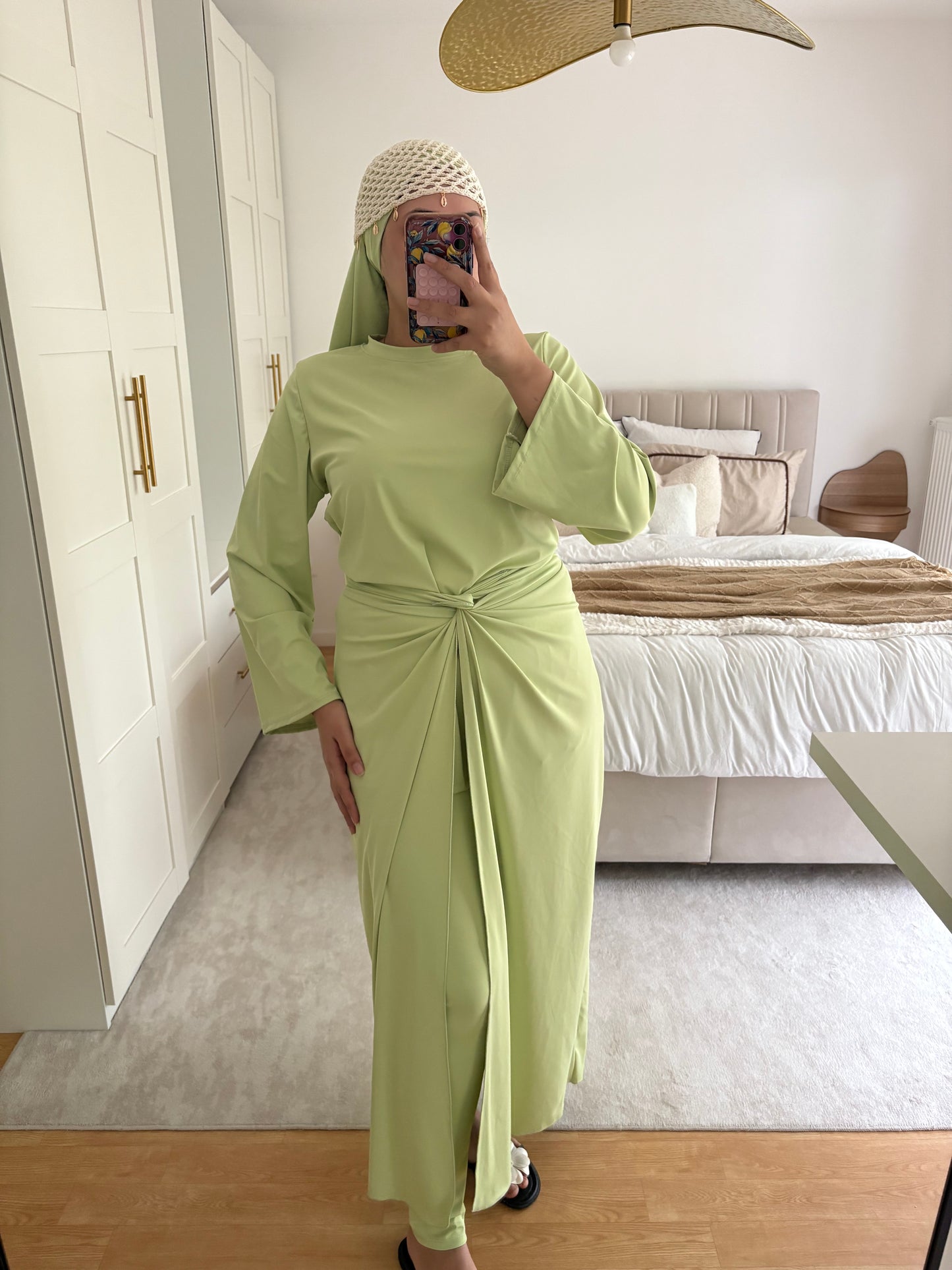 Burkini 4 pièces Pareo long