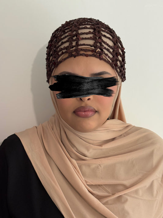 Bonnet crochet en coton