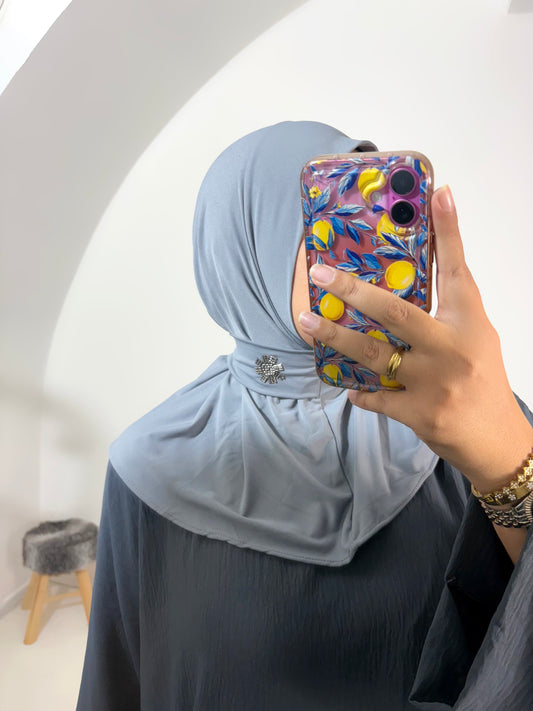 Hijab cagoule avec perles