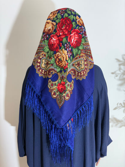 Carré à franges 100x100