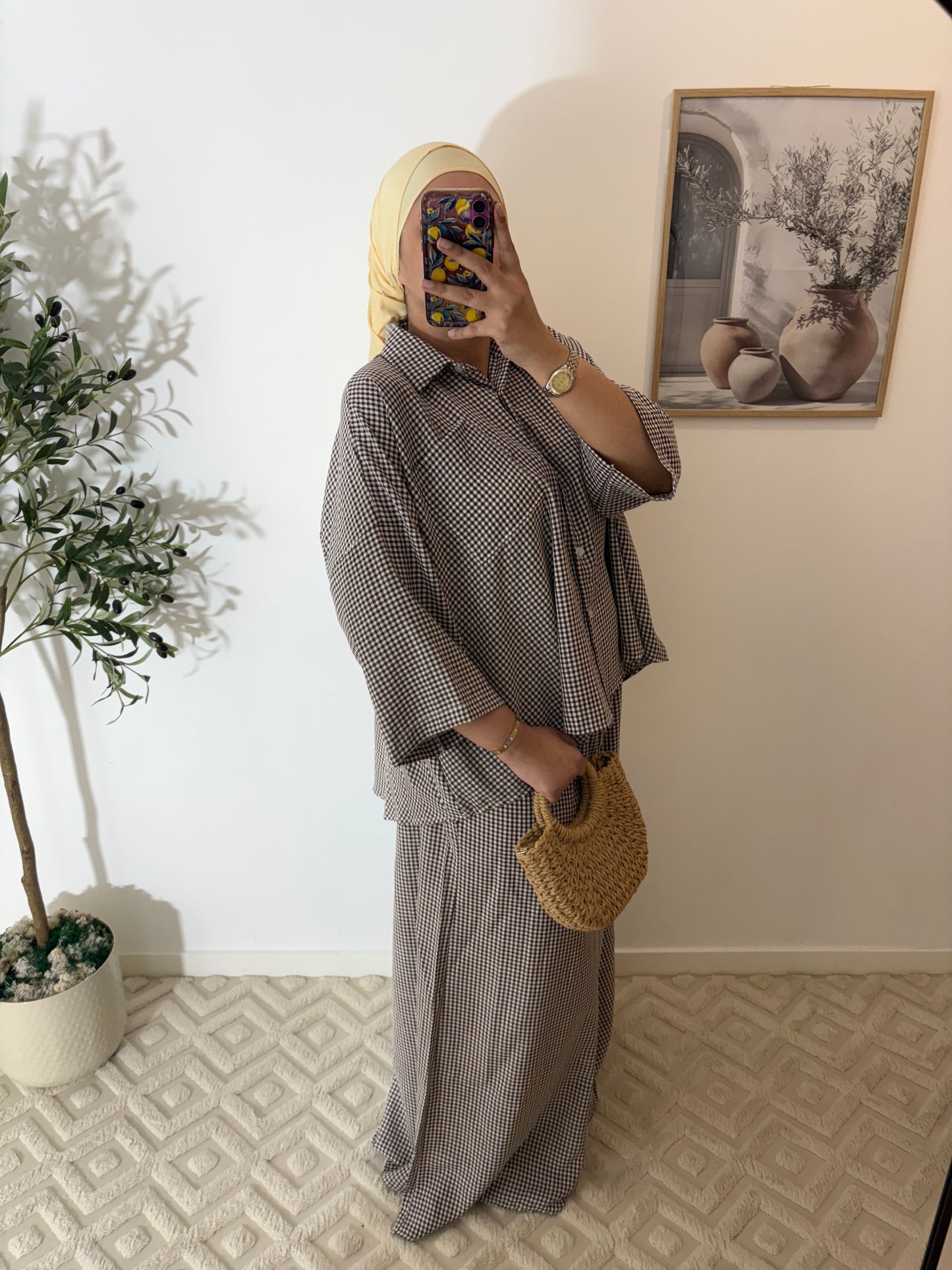 Ensemble chemise + pantalon large (Ref 2)