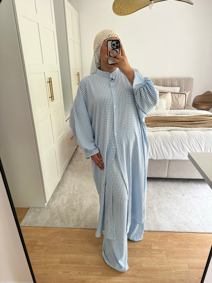 Ensemble Chemise longue + pantalon large