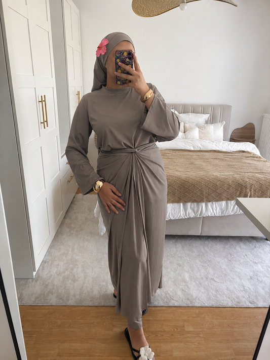 Burkini 4 pièces Pareo long
