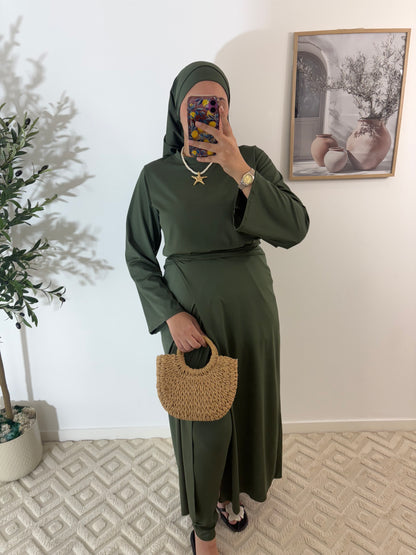 Burkini 4 pièces Pareo long