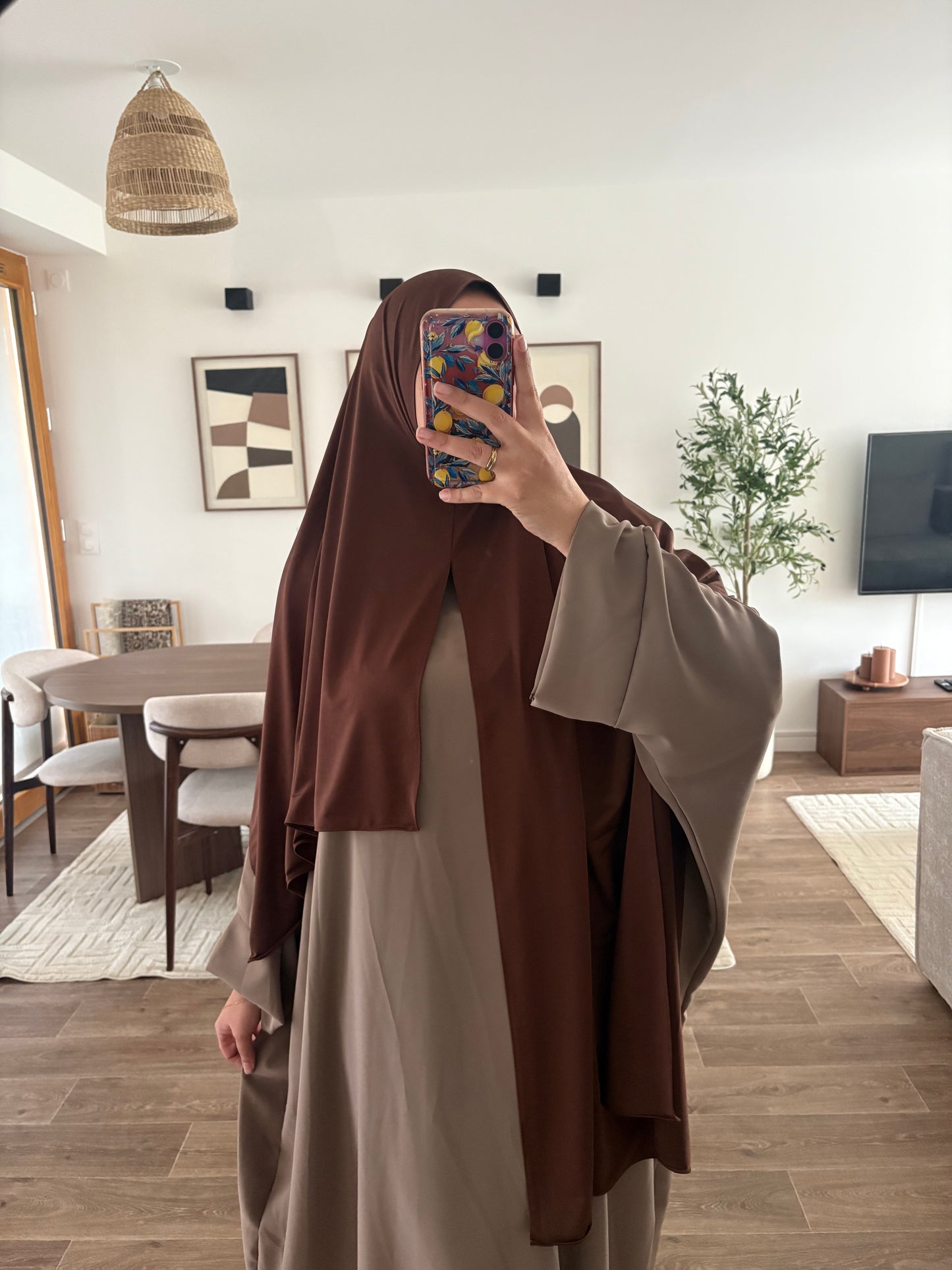 Hijab à enfiler - Jersey premium de luxe satiné (Dernière chance)