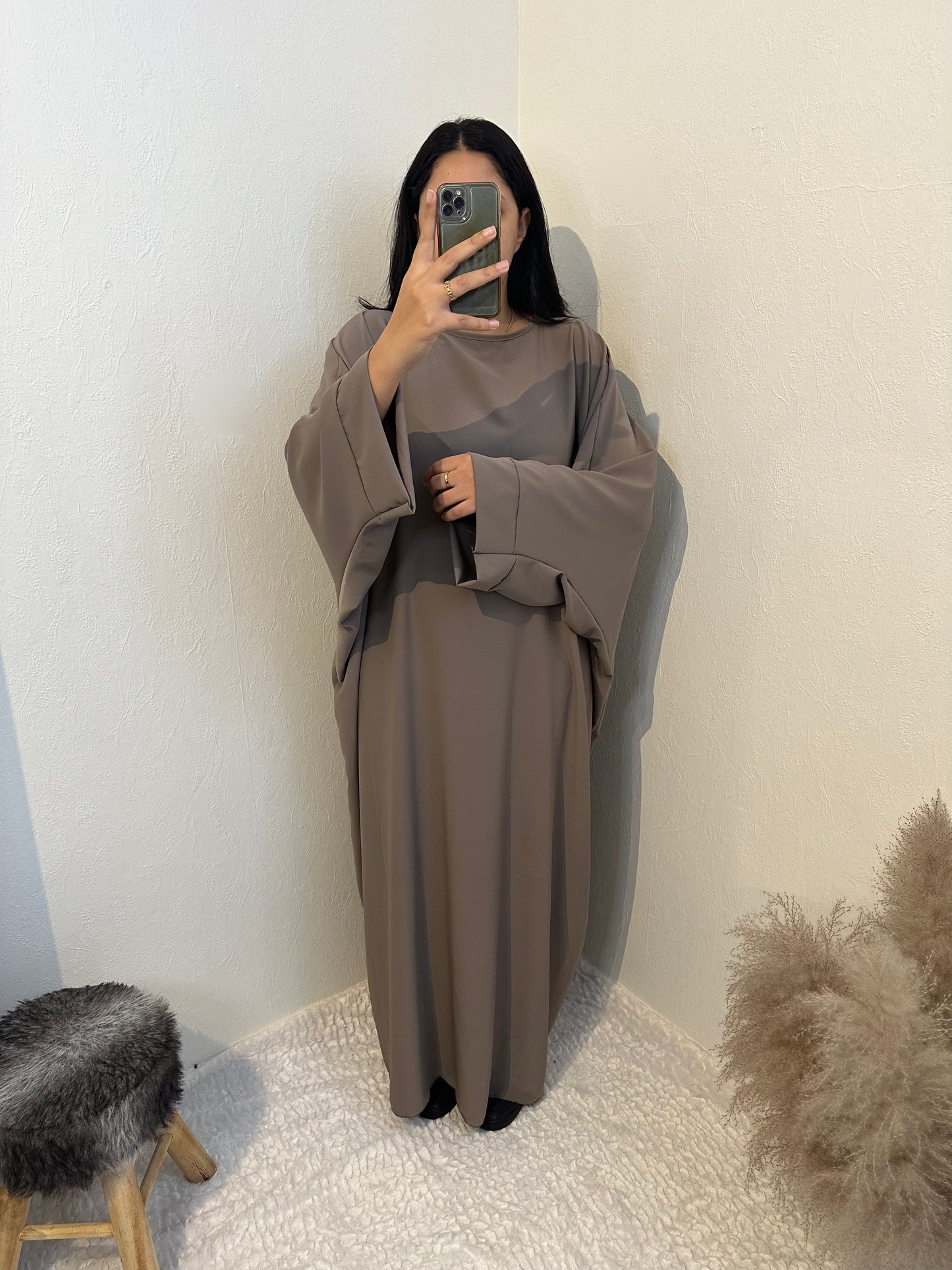 Abaya « Kenza » soie de médine