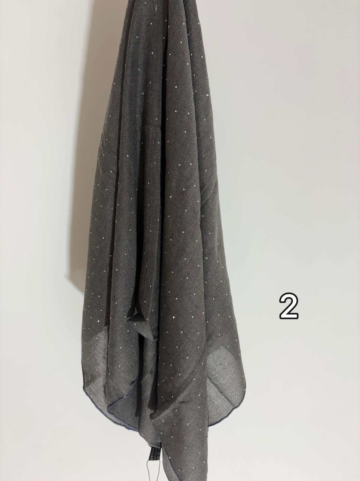 Hijab Carré en viscose à strass