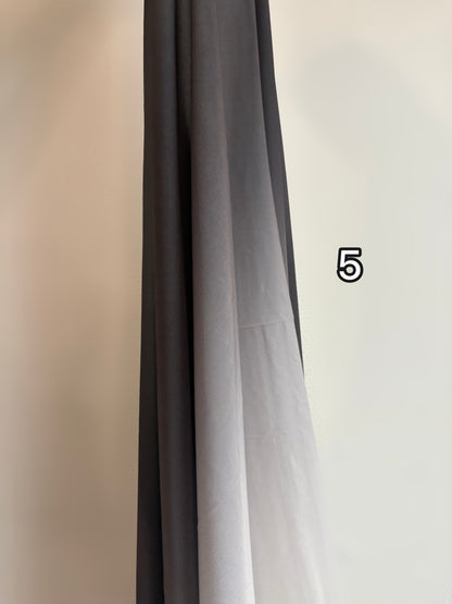 Hijab Jersey plume bicolore