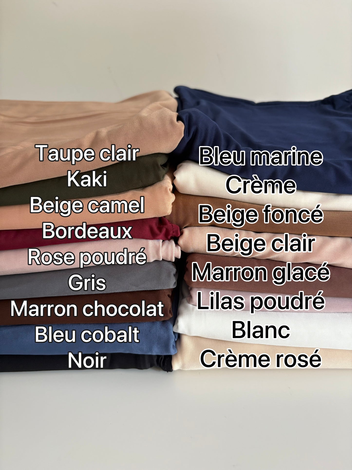 Hijab liquid brodé M