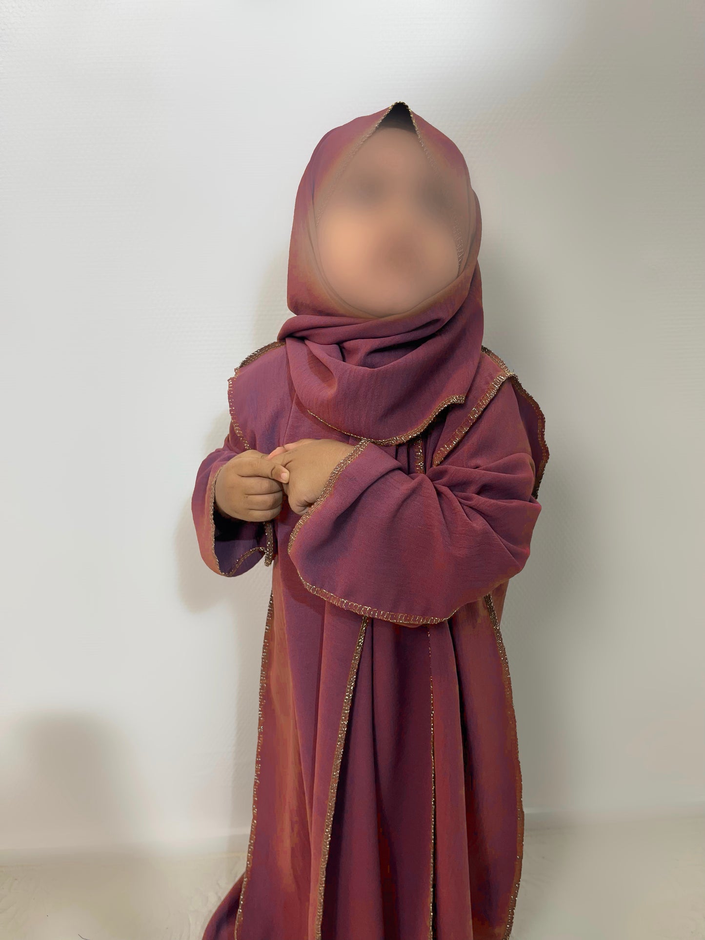 Abaya voile intégré Enfant