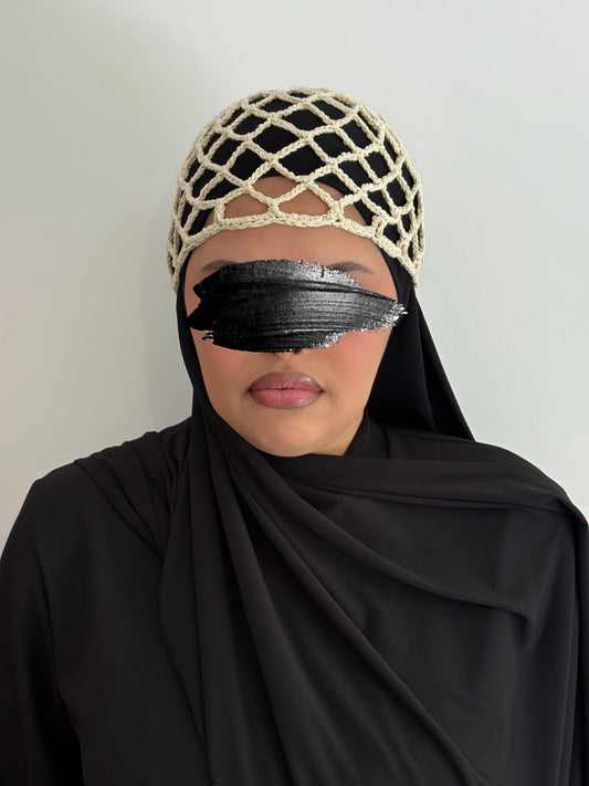 Bonnet crochet en coton
