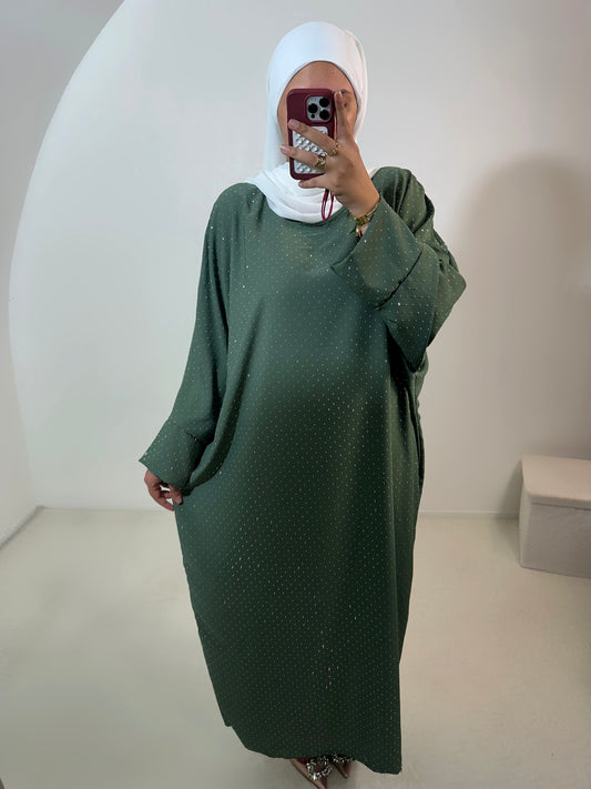 Abaya strass Samia