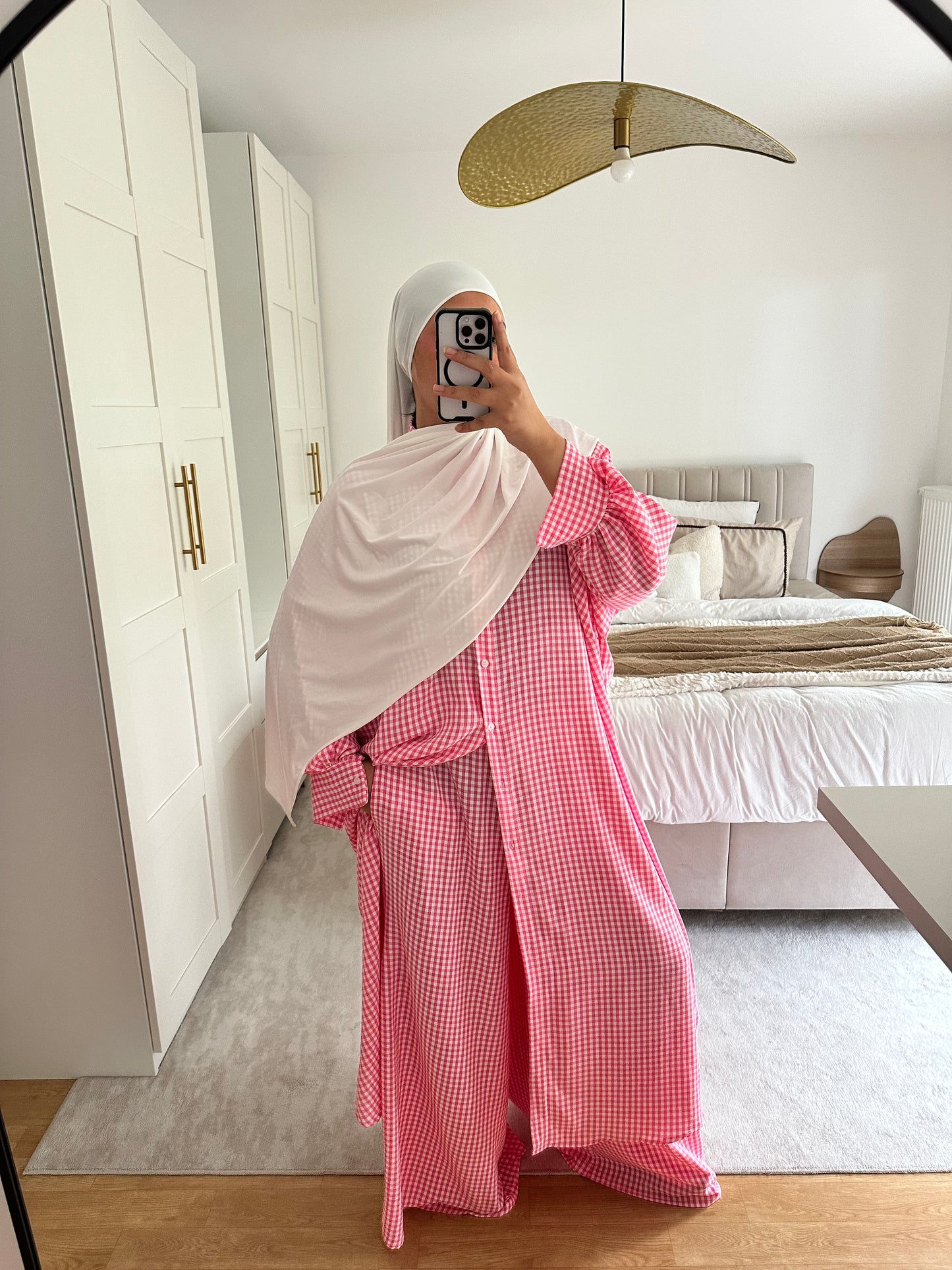 Ensemble Chemise longue + pantalon large