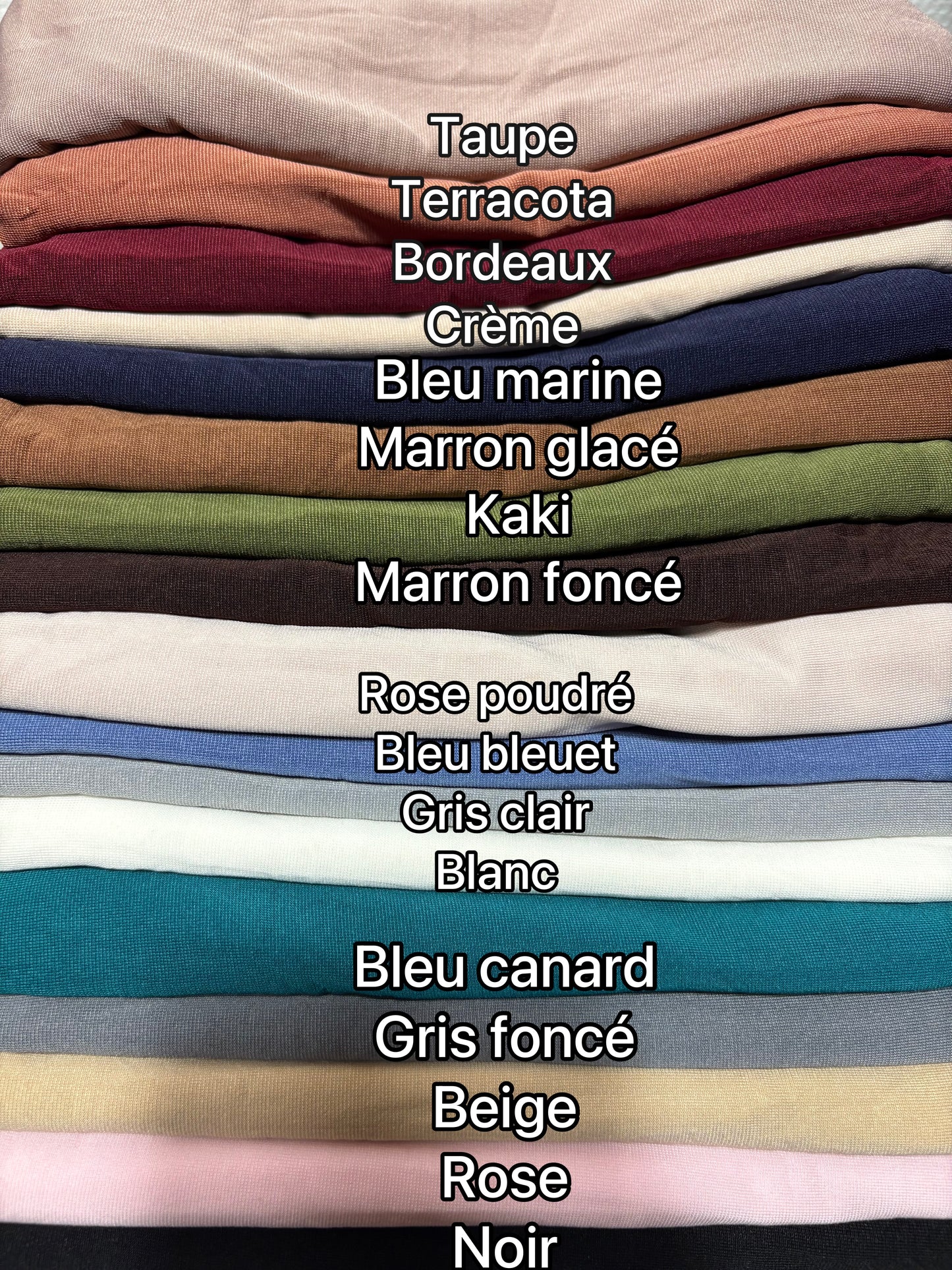 Hijab à nouer en jersey premium
