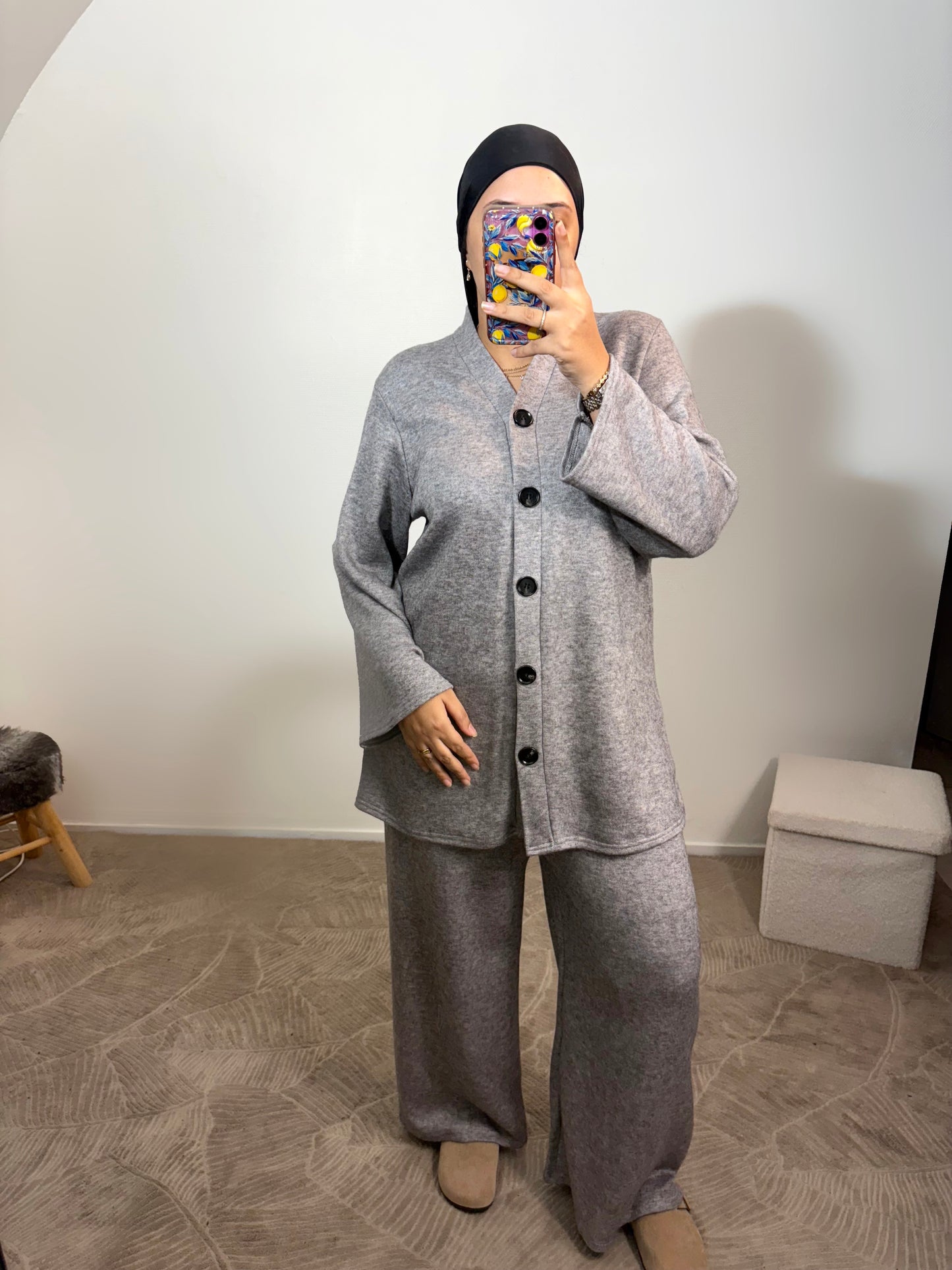 Ensemble cardigan (grande taille)