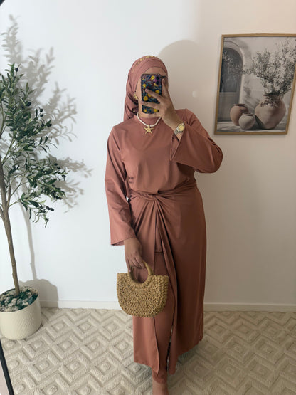 Burkini 4 pièces Pareo long