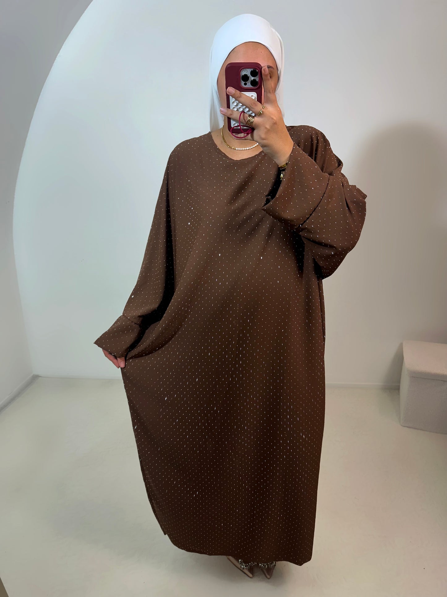 Abaya strass Samia