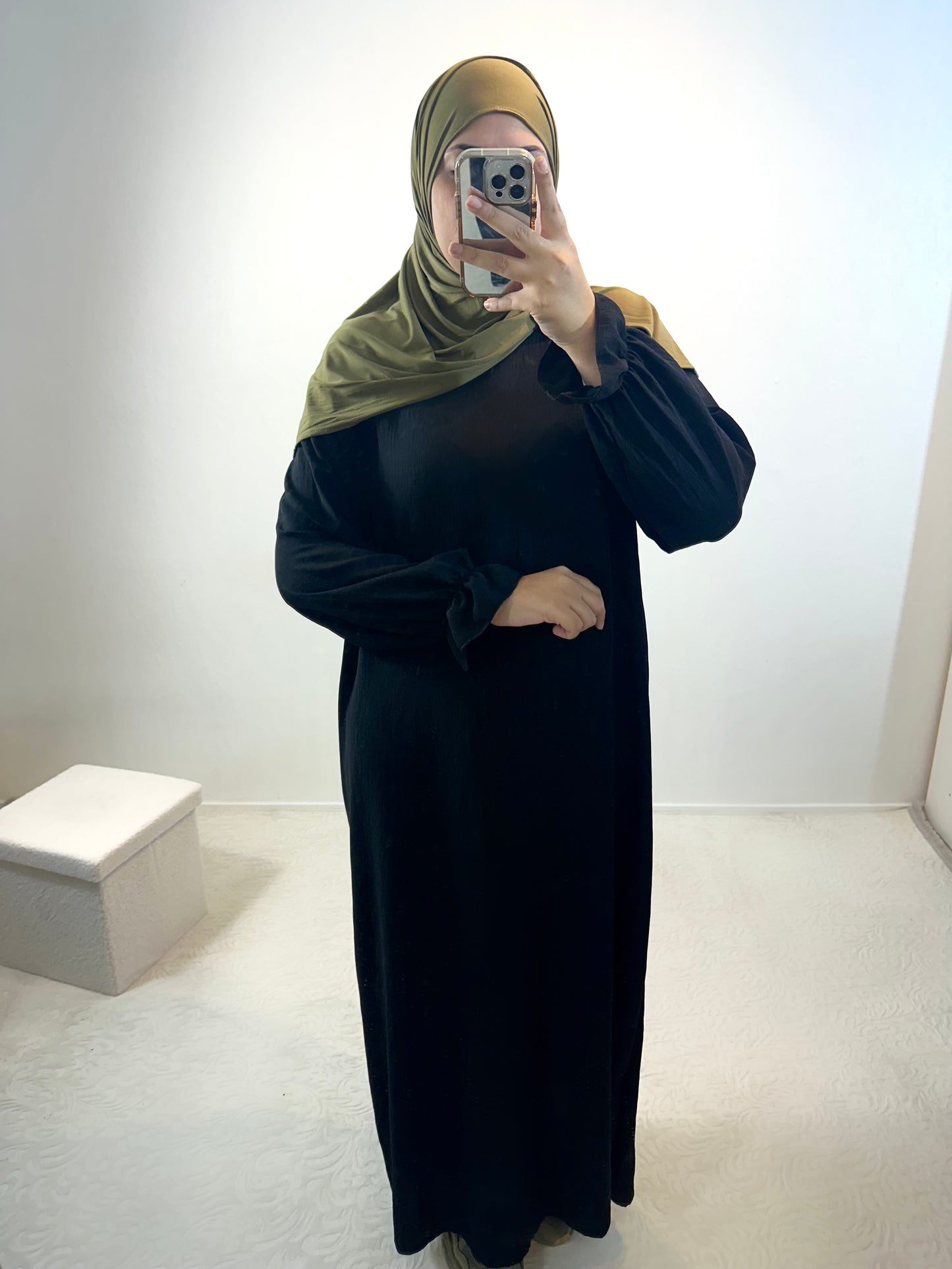 Abaya Manches tulipes "Emna"