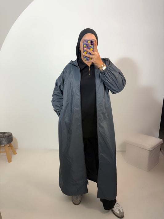 Parka à capuche longue