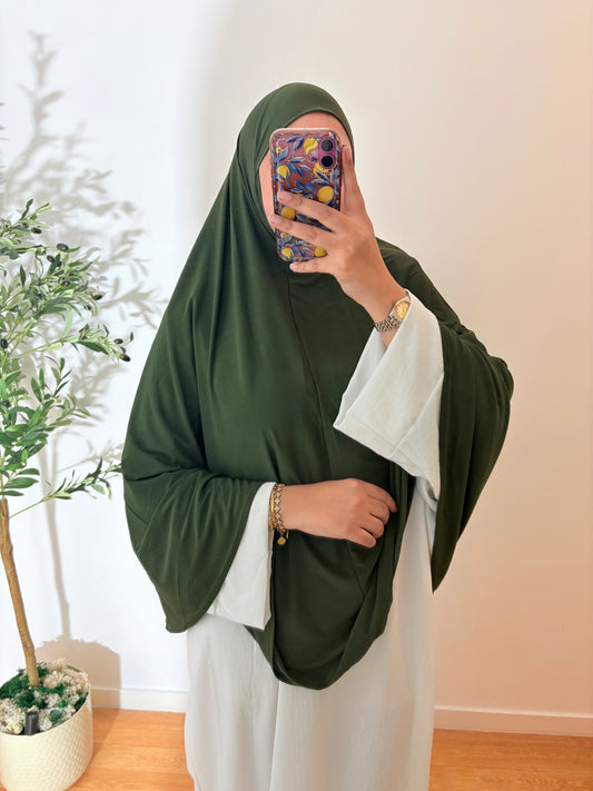 Khimar à enfiler en jersey premium
