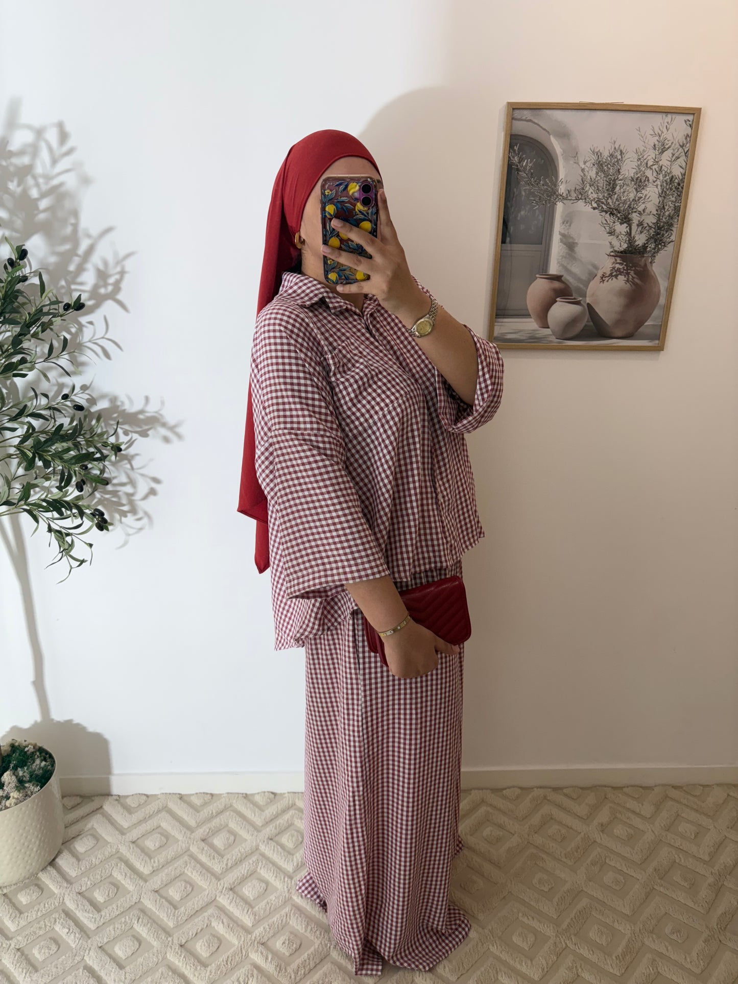 Ensemble chemise + pantalon large (Ref 1)