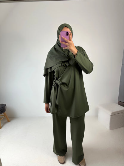 Burkini 3 pièces (Noeud) (5 couleurs)