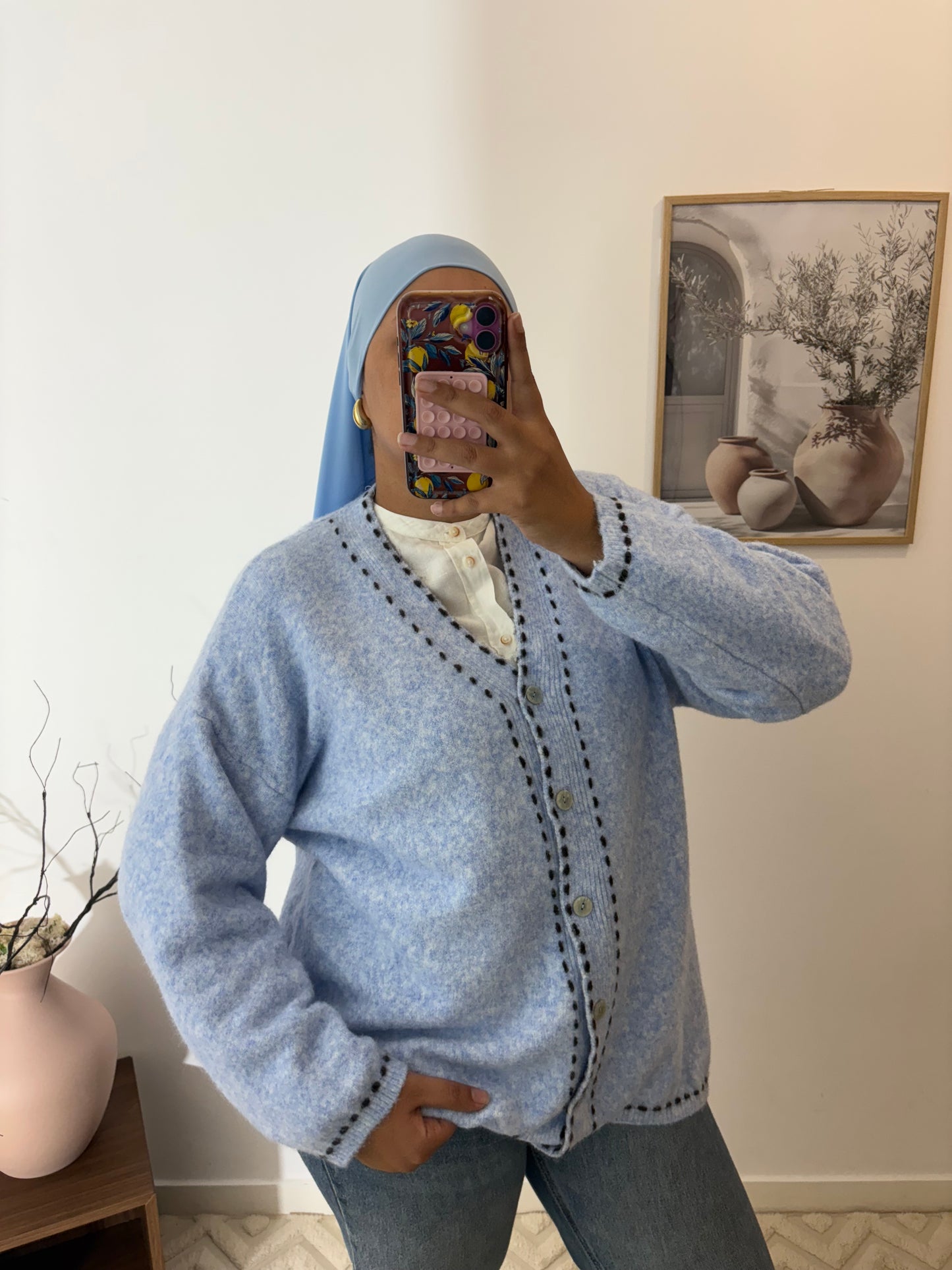 Gilet oversize en laine