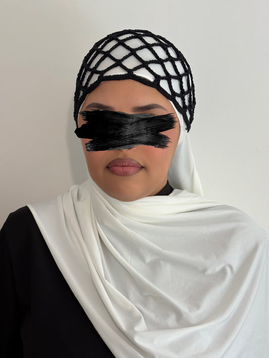 Bonnet crochet en coton