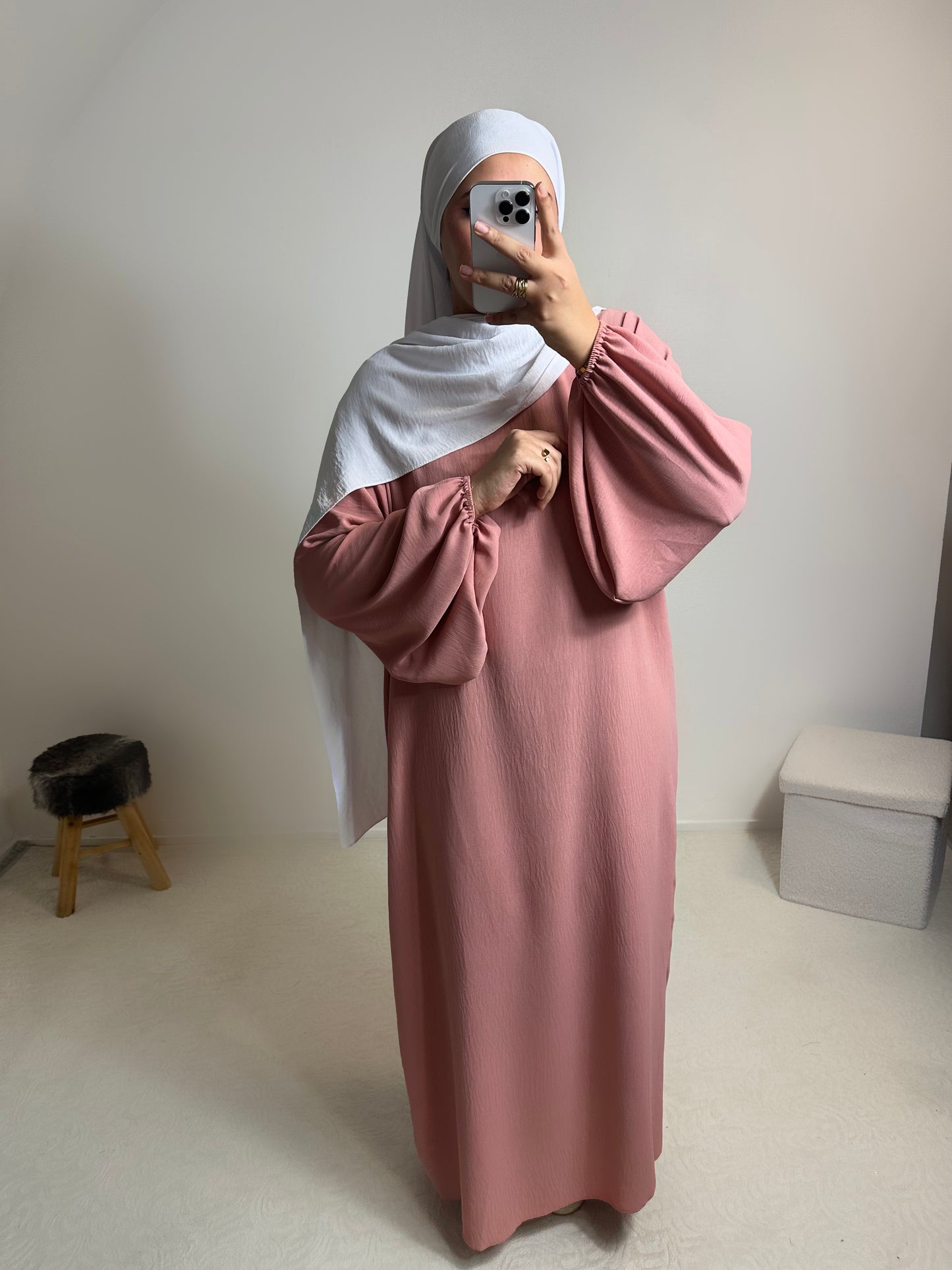 Abaya manches ballon «Safine»