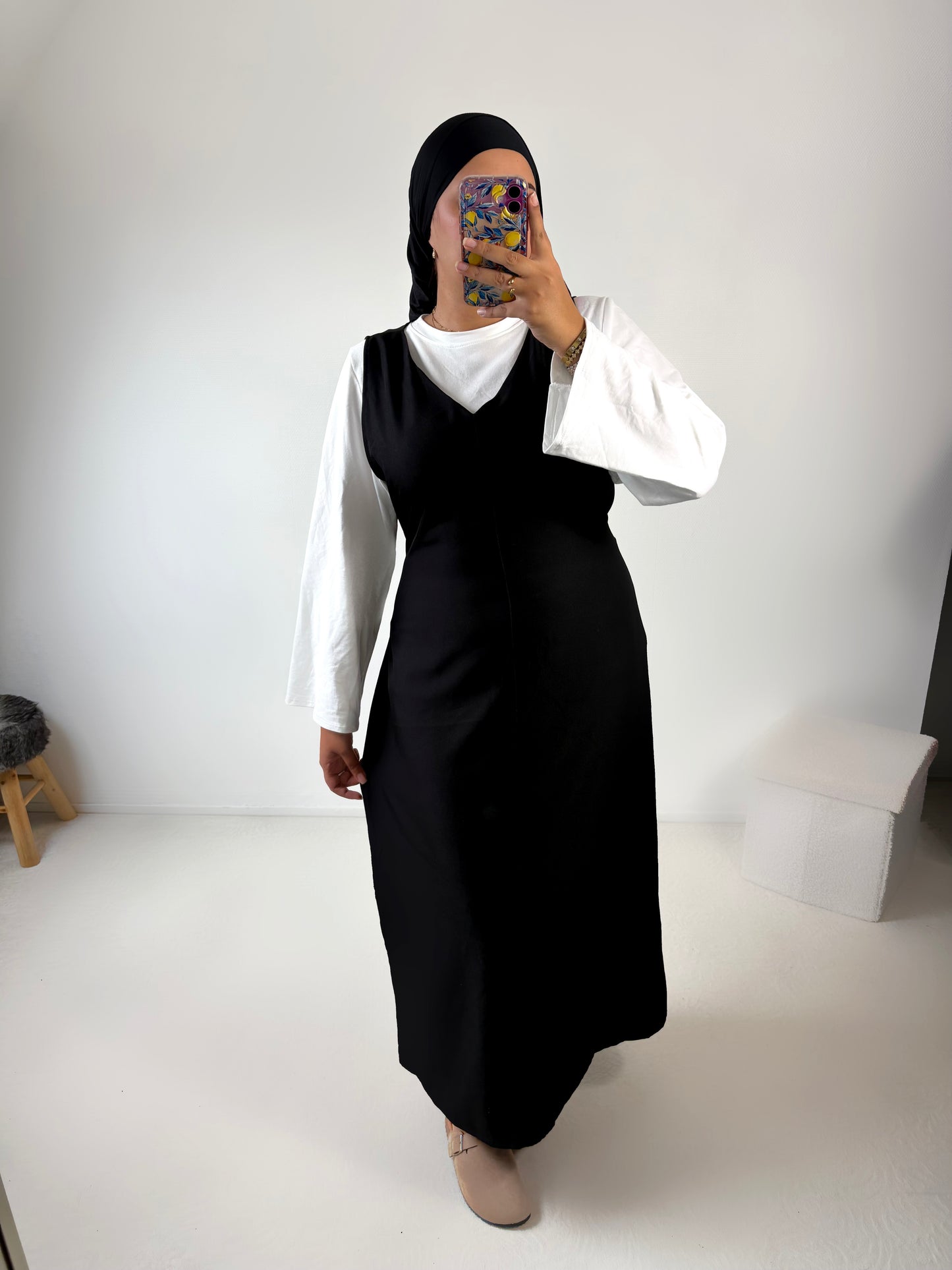 Robe (tissus) + T-shirt oversize