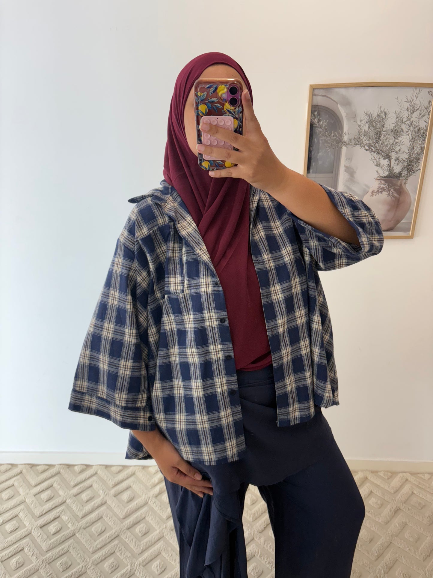 Chemise épaisse grands carreaux