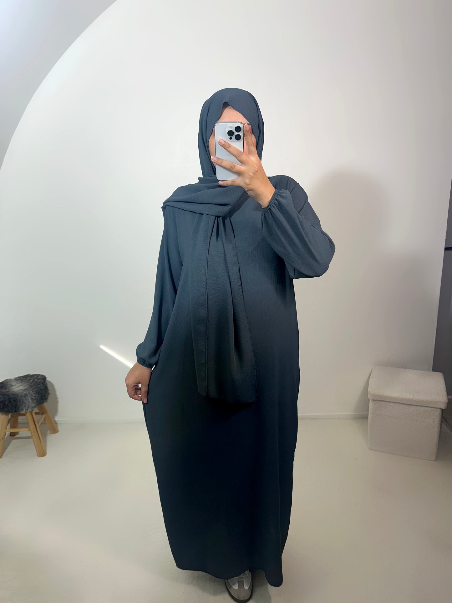 Abaya voile intégré Noura Jazz