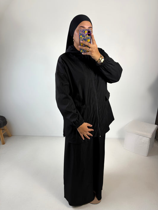 Ensemble imperméable veste + jupe