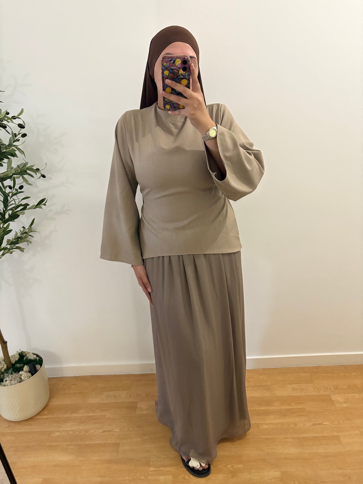 Ensemble haut + jupe (qualité premium)