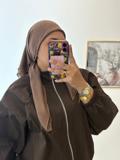 Hijab Carré en viscose à strass