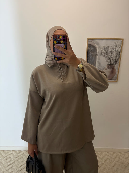 Polo couleur uni