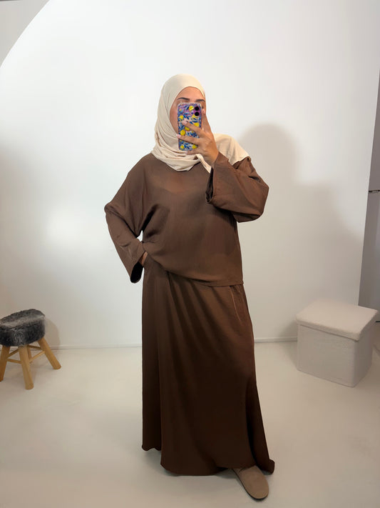 Ensemble haut + jupe (qualité premium)