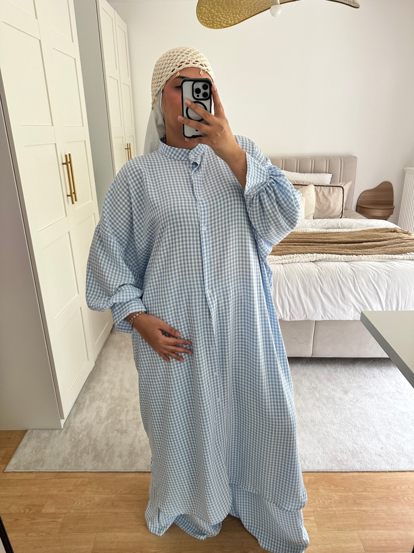Ensemble Chemise longue + pantalon large