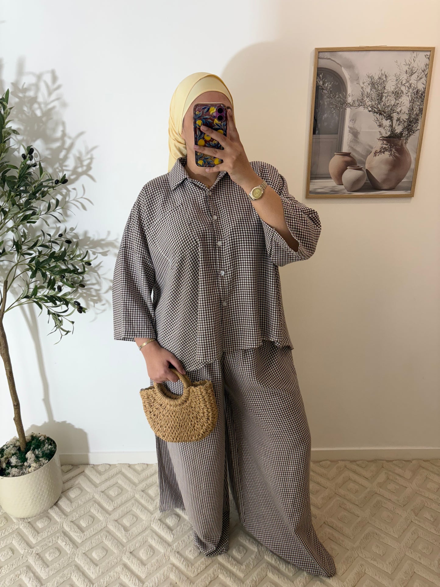 Ensemble chemise + pantalon large (Ref 2)