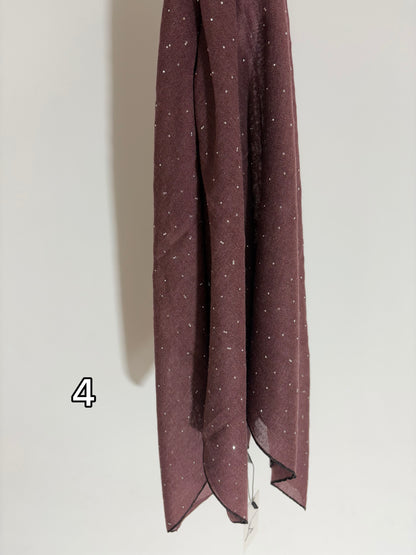Hijab Carré en viscose à strass