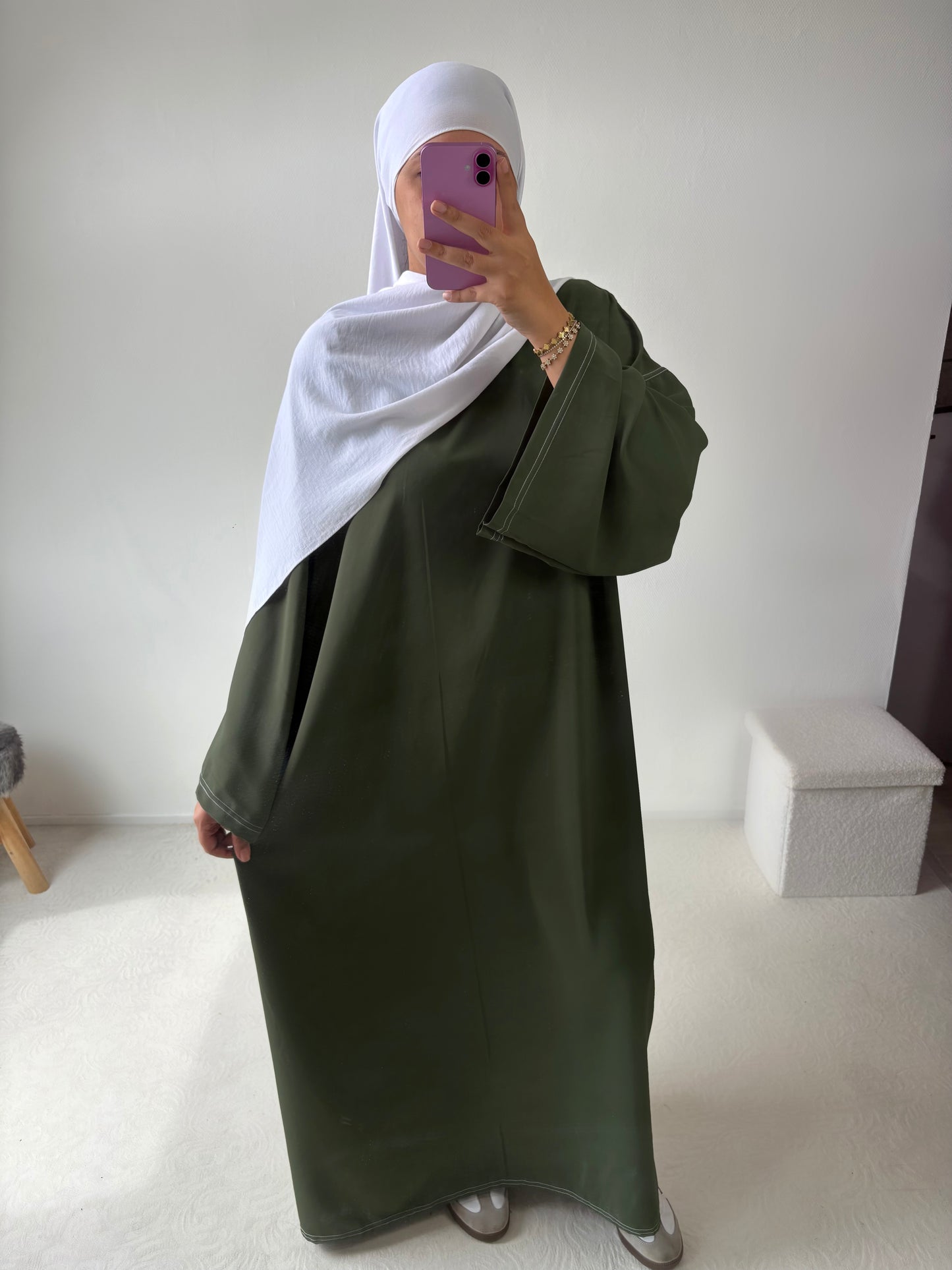 Abaya « Nora » soie de médine