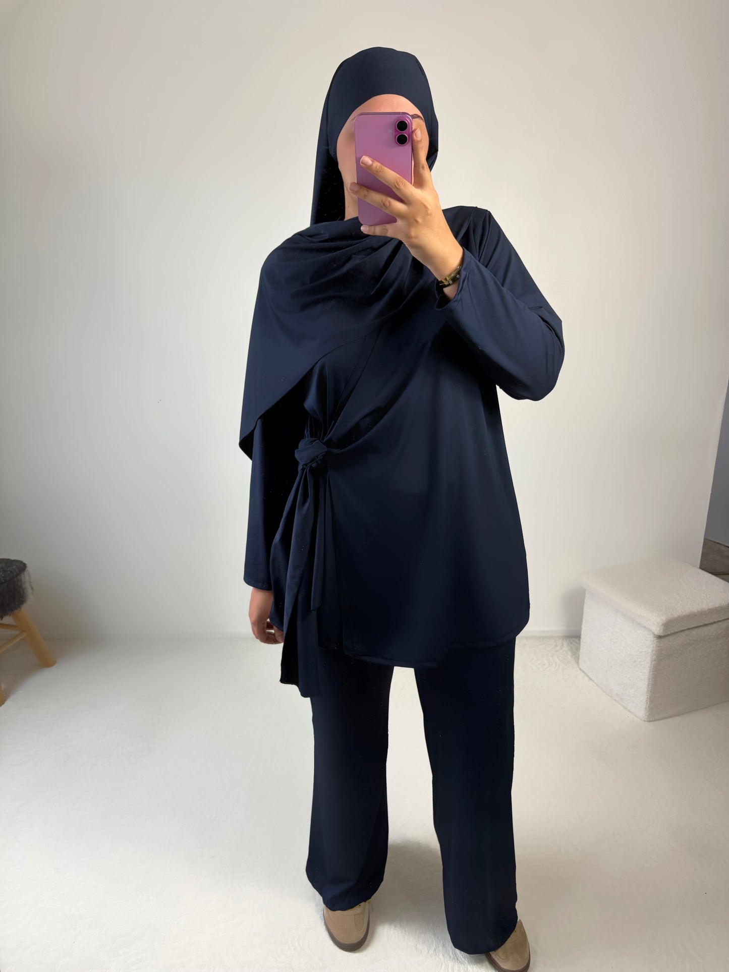 Burkini 3 pièces (bleu marine)