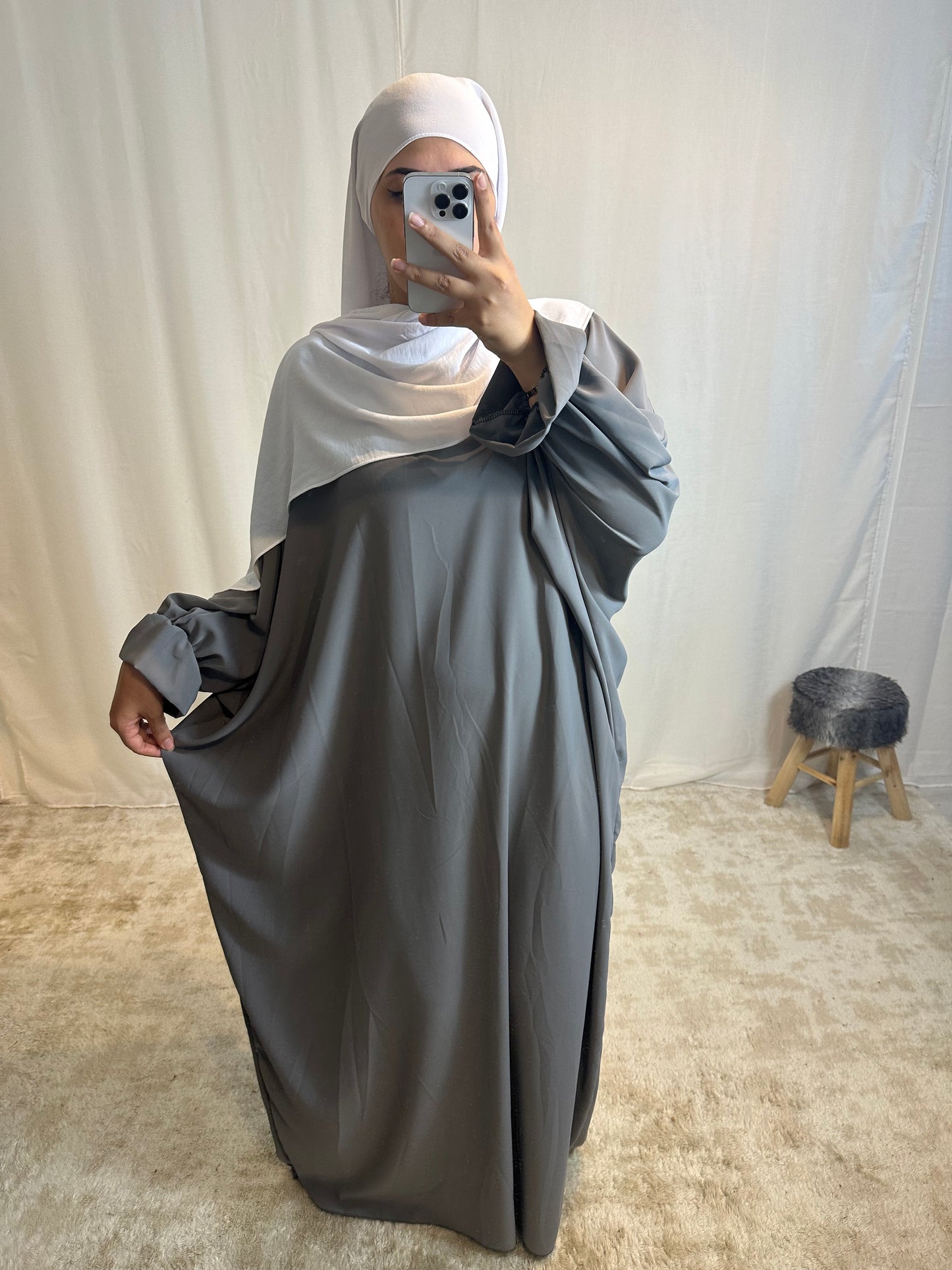 Abaya Yamina soie de médine